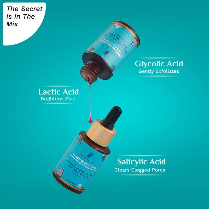 PILGRIM 25%AHA 2% BHA 5% PHA PEELING SOLUTION