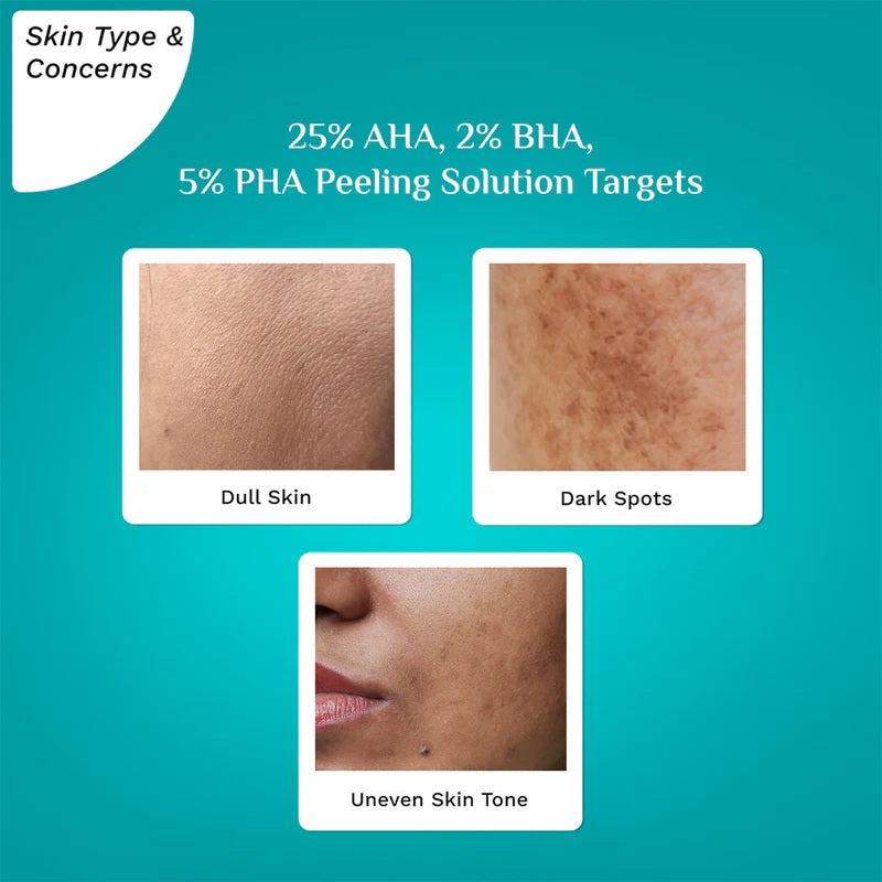 PILGRIM 25%AHA 2% BHA 5% PHA PEELING SOLUTION