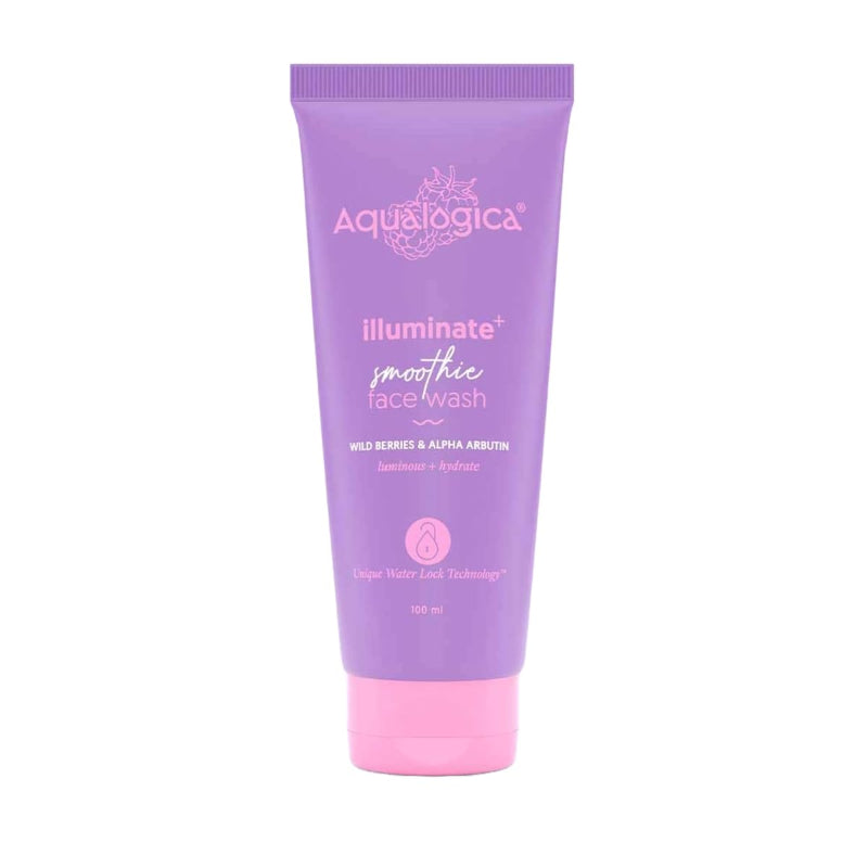 AQUALOGICA ILLUMINATE+ SMOOTHIE FACE WASH 100ML