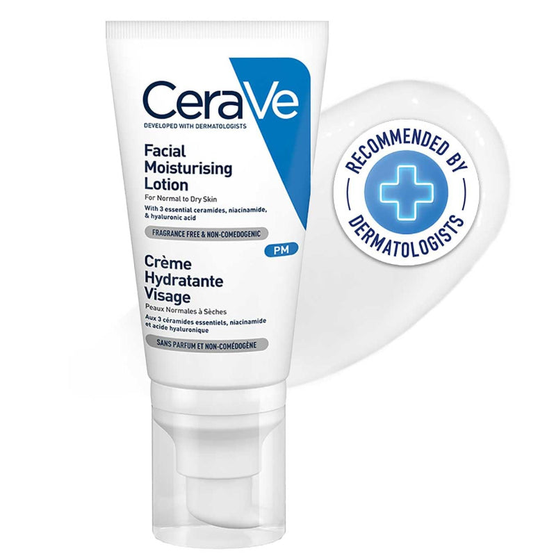 CERA VE PM FACIAL MOISTURIZING LOTION FOR NORMAL TO DRY SKIN