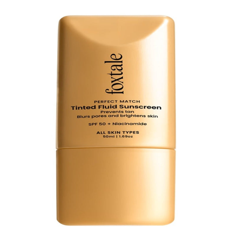 FOXTALE PERFECT MATCH TINTED FLUID SUSNCREEN (MOCHA) - 50ML