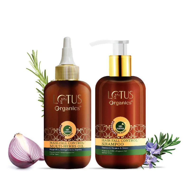 LOTUS ORGANICS+ HAIR FALL CONTROL CLASSIC COMBO