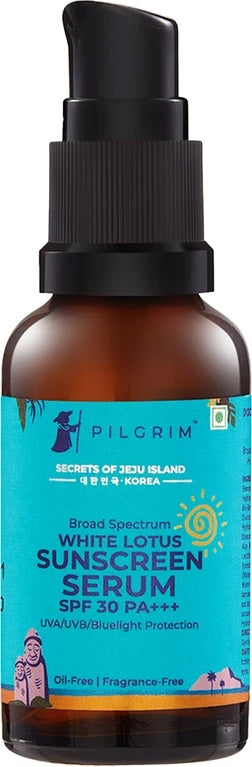 PILGRIM WHITE LOTUS SUNSCREEN SERUM SPF 30 PA+++ (30ML)