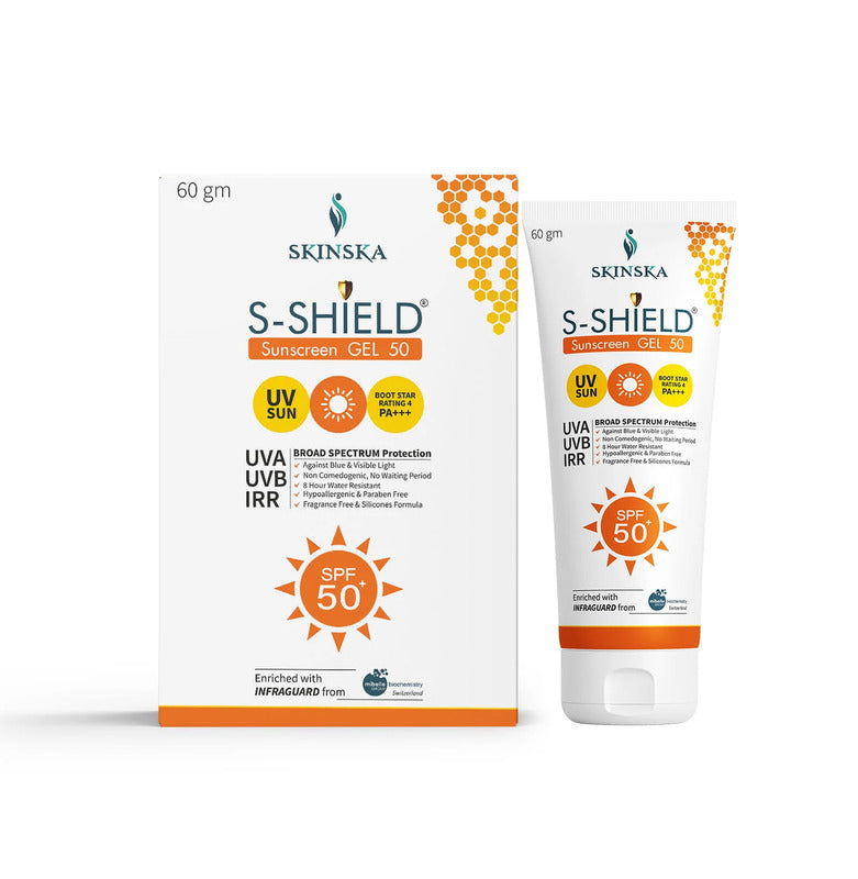 SKINSKA S-SHIELD SUNSCREEN GEL 50