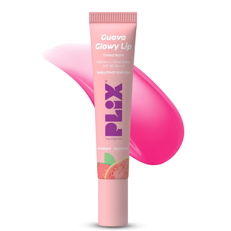 PLIX GUAVA GLOWY LIP TINTED BALM