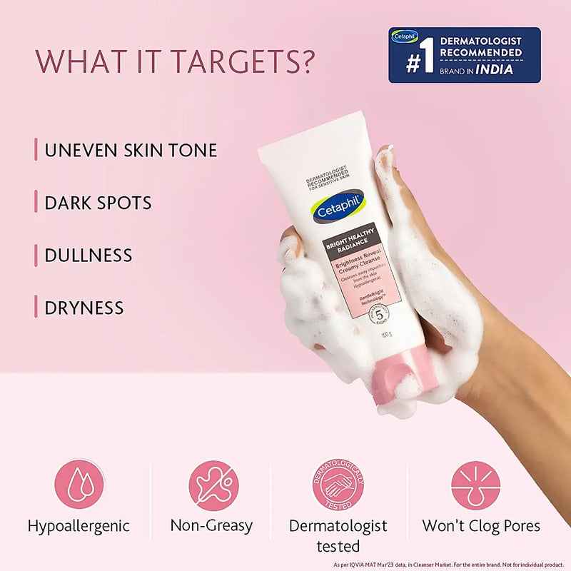 CETAPHIL BRIGHT HEALTHY RADIANCE REVEAL CREAMY CLEANSER