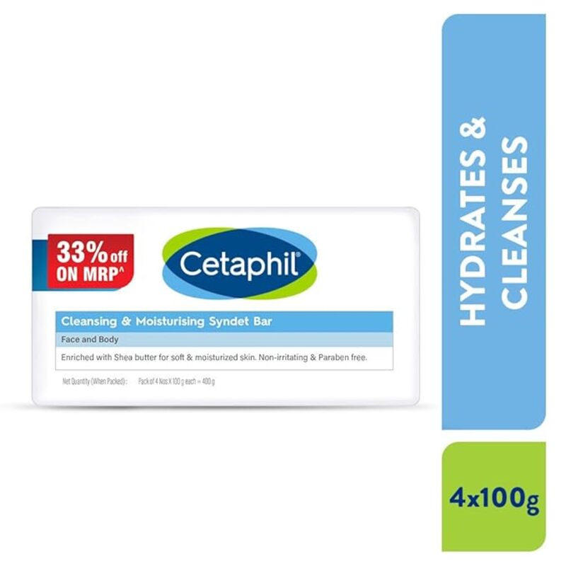CETAPHIL BAR 400GM - 100GM X 4