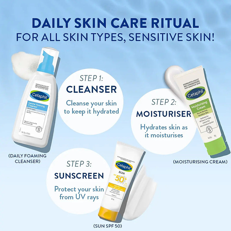 CETAPHIL GENTLE FOAMING CLEANSER FOR DRY TO NORMAL SENSITIVE SKIN