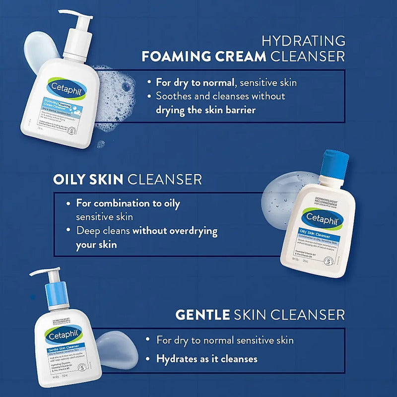 CETAPHIL HYDRATING FOAMING CREAM CLEANSER 236ML