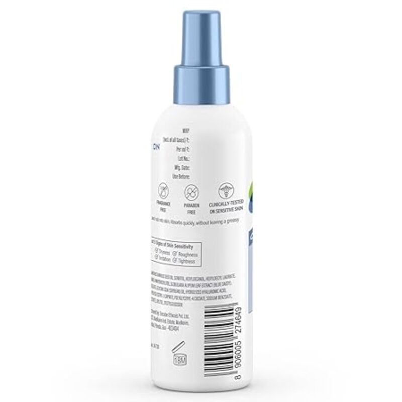 CETAPHIL OPTIMAL HYDRATION BODY SPRAY MOISTURIZER 207ML