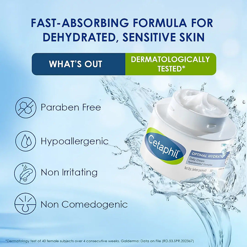 CETAPHIL OPTIMAL HYDRATION DAILY CREAM 50G