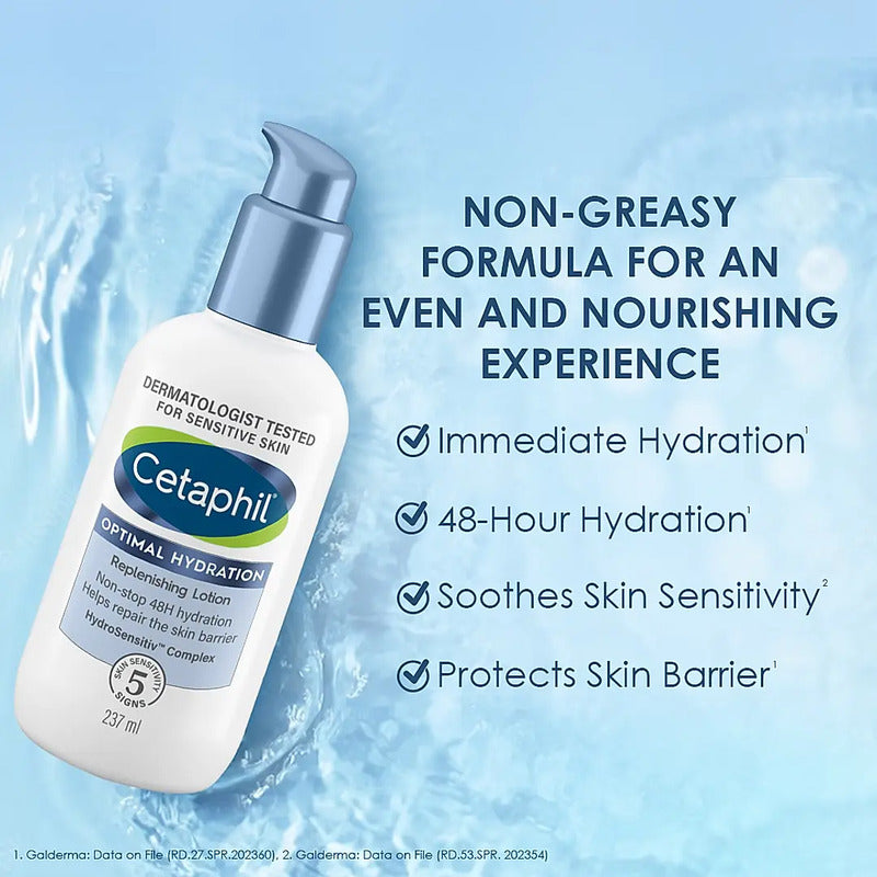 CETAPHIL OPTIMAL HYDRATION REPLENISHING BODY LOTION 237ML