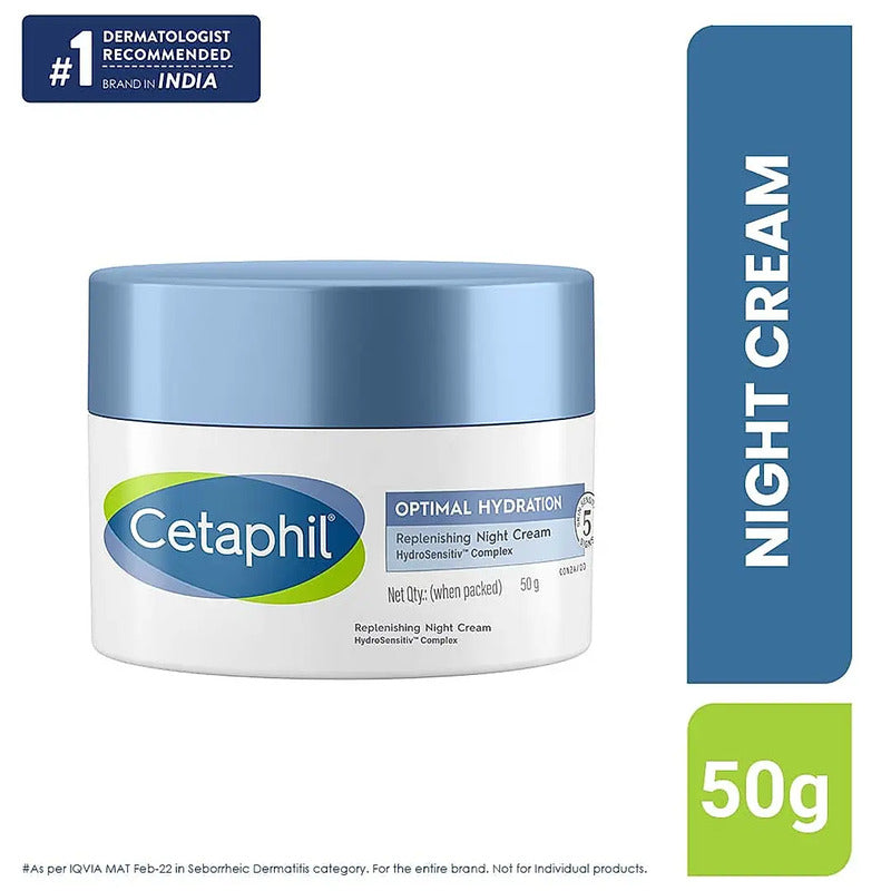CETAPHIL OPTIMAL HYDRATION REPLENISHING NIGHT CREAM 50G