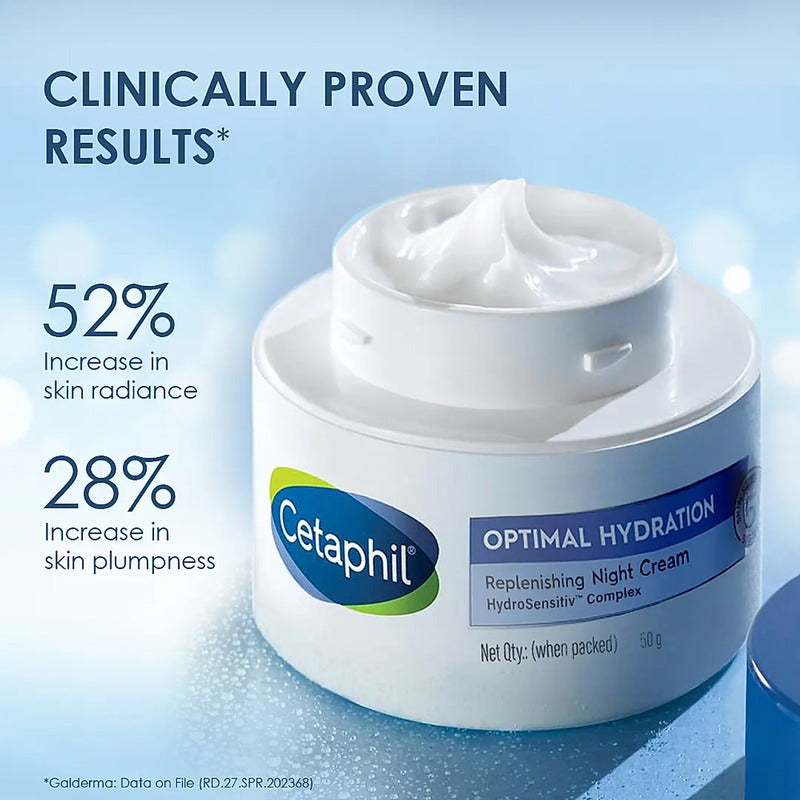 CETAPHIL OPTIMAL HYDRATION REPLENISHING NIGHT CREAM 50G