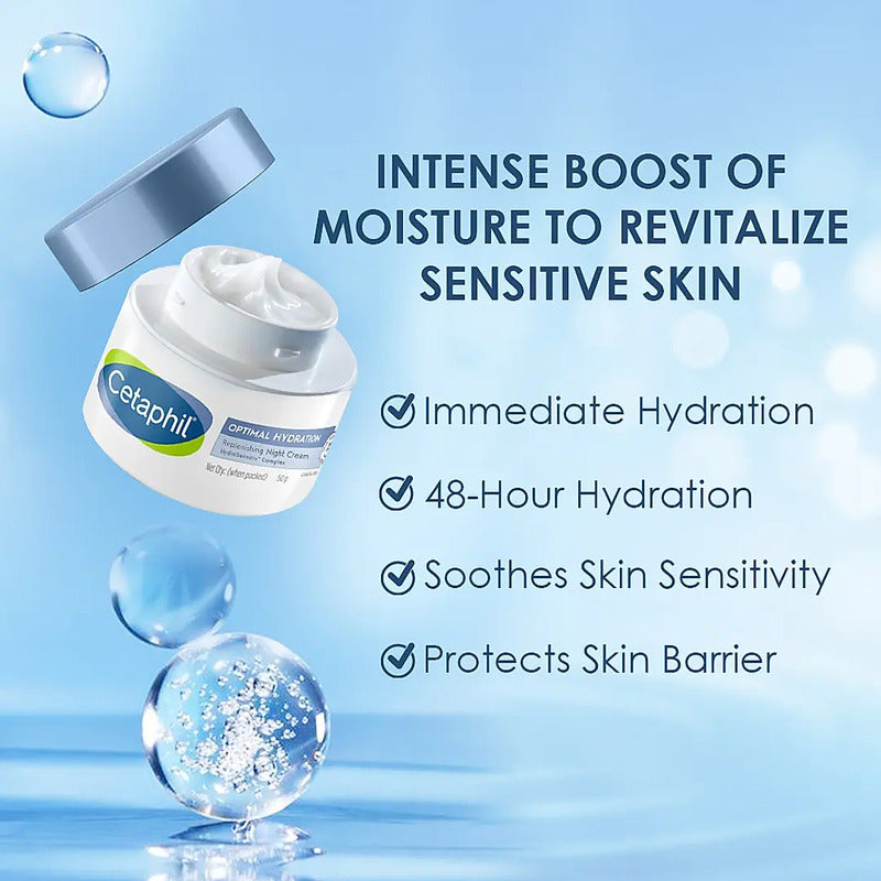 CETAPHIL OPTIMAL HYDRATION REPLENISHING NIGHT CREAM 50G