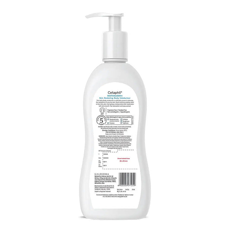 CETAPHIL RESTORADERM BODY MOISTURIZER 295ML FOR VERY DRY SKIN