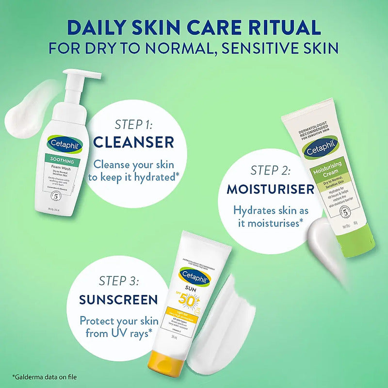 CETAPHIL SOOTHING FOAM WASH 200ML WITH CERAMIDES