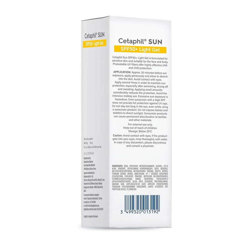 CETAPHIL SUN SPF 50+ LIGHT - GEL