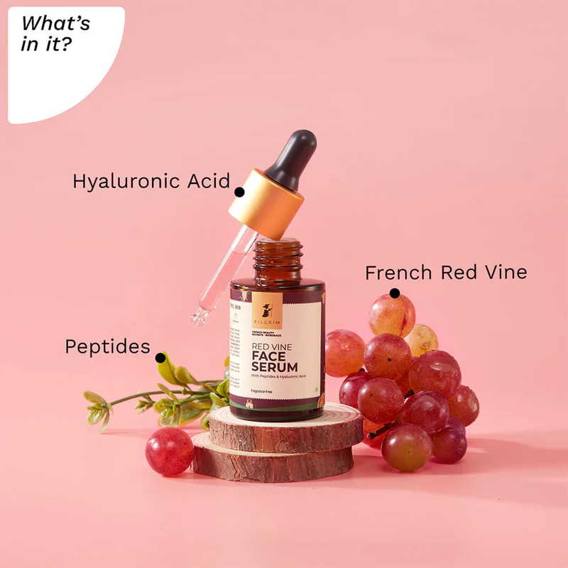 PILGRIM RED VINE FACE SERUM FOR ANTI-AGEING
