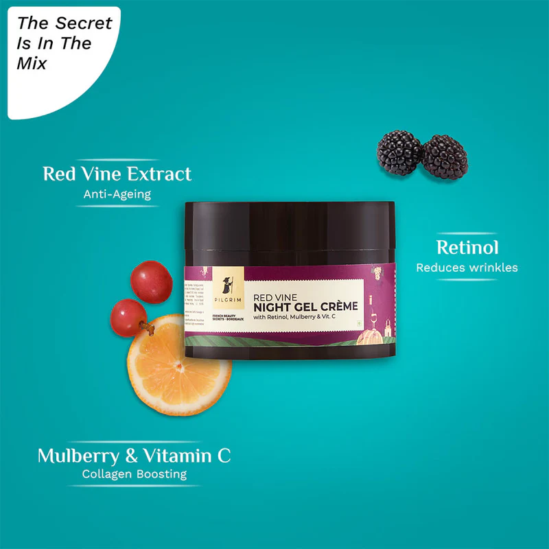 PILGRIM RED VINE NIGHT GEL CREME