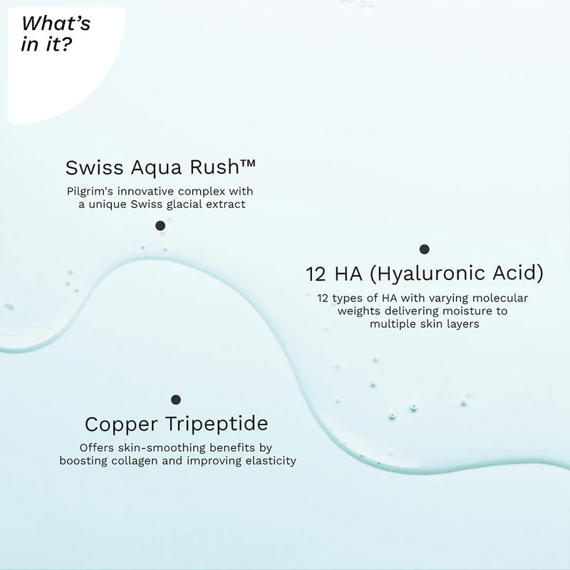 PILGRIM SWISS AQUA RUSH 12 HA SERUM