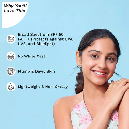 PILGRIM 1% HYALURONIC ACID SUNSCREEN GEL SPF 50