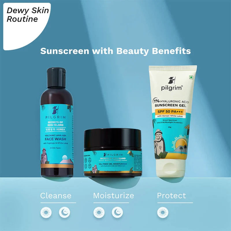 PILGRIM 1% HYALURONIC ACID SUNSCREEN GEL SPF 50