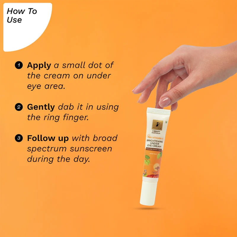 Showing the Usage process of product orange on background