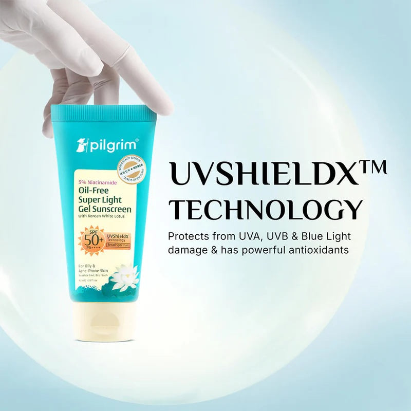 PILGRIM 5% NIACINAMIDE OIL FREE GEL SUNSCREEN SPF 50+ PA++++