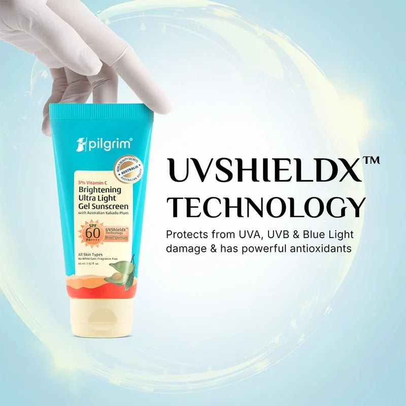 PILGRIM 5% VITAMIN C ULTRA LIGHT GEL SUNSCREEN SPF 60 PA++++