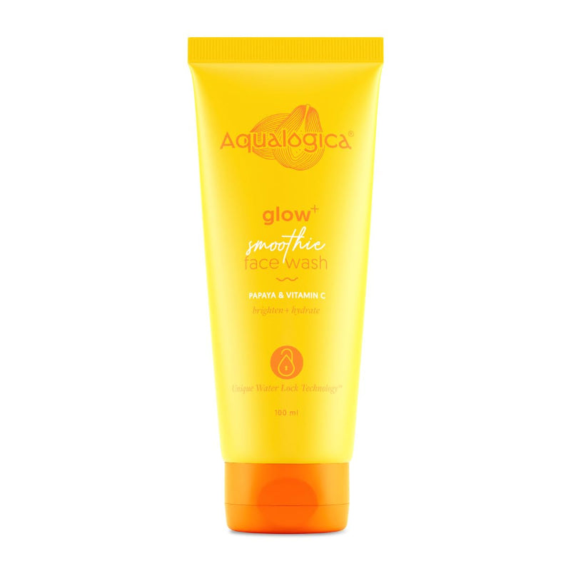 AQUALOGICA GLOW+ SMOOTHIE FACE WASH 100ML