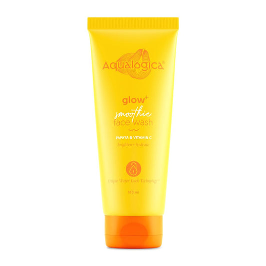 AQUALOGICA GLOW+ SMOOTHIE FACE WASH 100ML