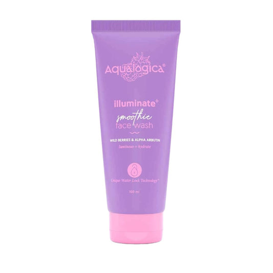AQUALOGICA ILLUMINATE+ SMOOTHIE FACE WASH 100ML