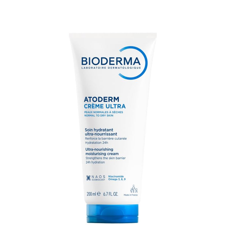 BIODERMA ATODERM CREME ULTRA-NOURISING MOISTURISING CREAM BOOSTS HYALURONIC ACID, CERAMIDES