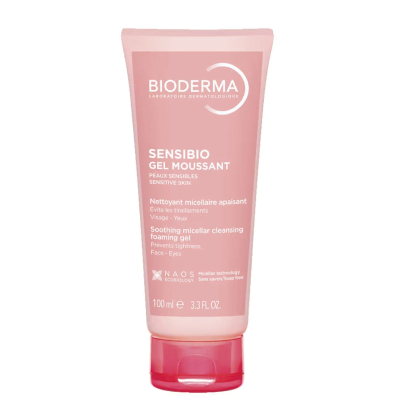 BIODERMA SENSIBIO GEL MOUSSANT SLS FREE CLEANSER WITH VITAMIN E-24H HYDRATION