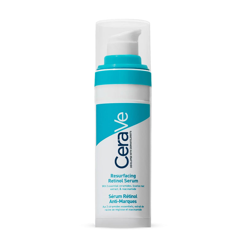 CERAVE RESURFACING RETINOL SERUM FOR BLEMISH-PRONE SKIN, REDUCES POST ACNE MARKS & PORES