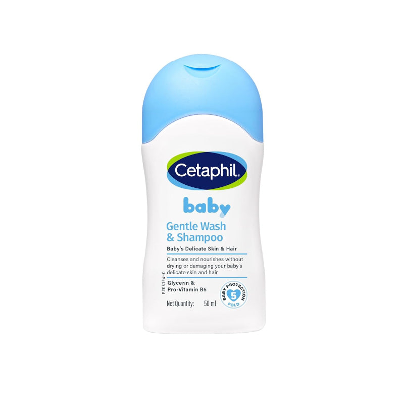 CETAPHIL BABY WASH AND SHAMPOO 50ML-BOTTLE