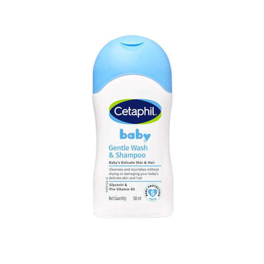 CETAPHIL BABY WASH AND SHAMPOO 50ML-BOTTLE