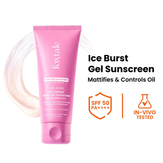FOXTALE COOL SHADE OIL CONTROL WATER GEL SUNSCREEN - 50G