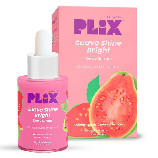 PLIX GUAVA 3% GLYCOLIC ACID SERUM FOR GLOWING SKIN+EXFOLIATION