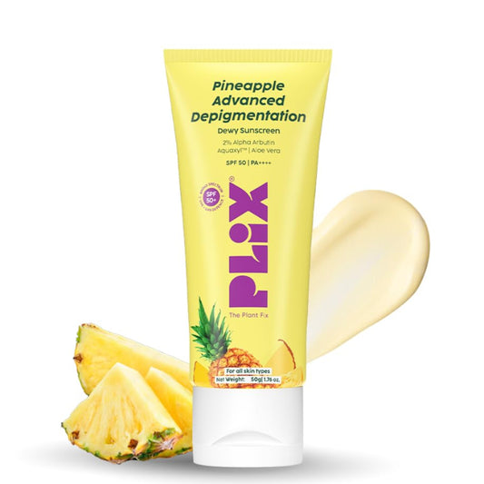 PLIX PINEAPPLE ADVANCED DEPIGMENTATION DEWY SUNSCREEN (SPF 50 PA++++)