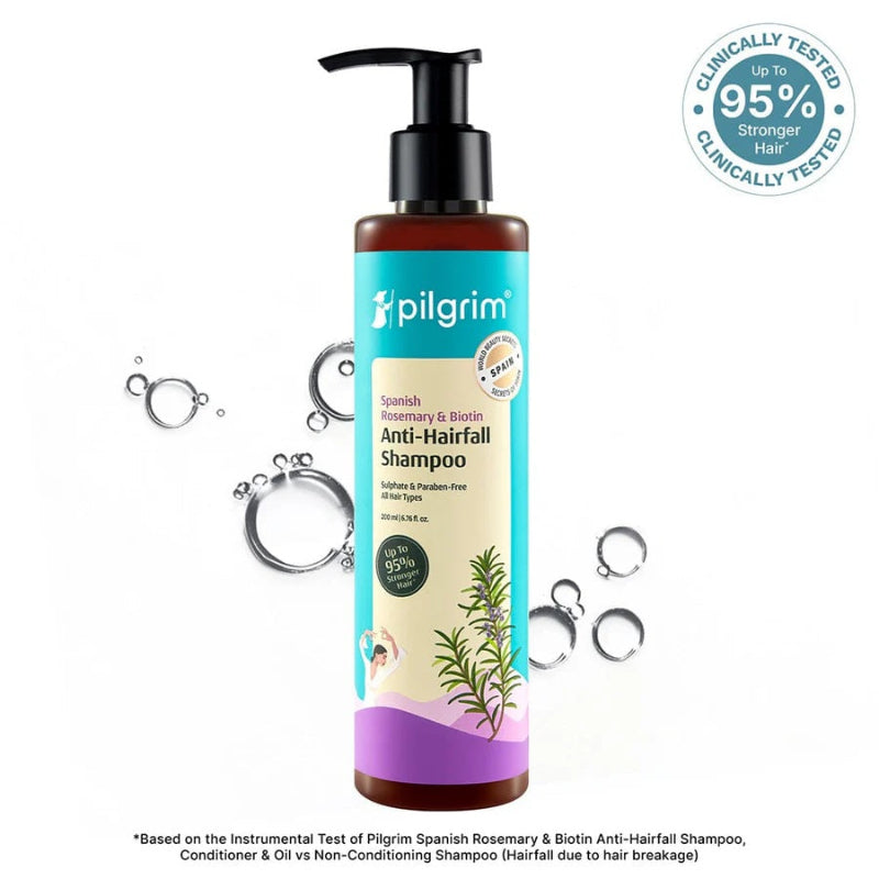 PILGRIM SPANISH ROSEMARY & BIOTIN ANTI-HAIRFALL SHAMPOO