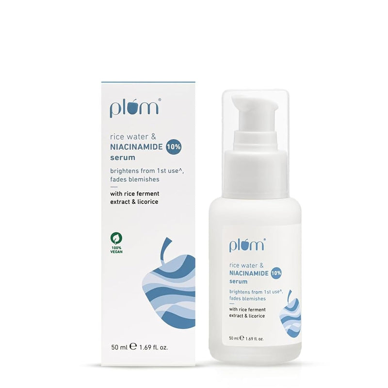 PLUM 10% NIACINAMIDE & RICE WATER BRIGHTENING FACE SERUM
