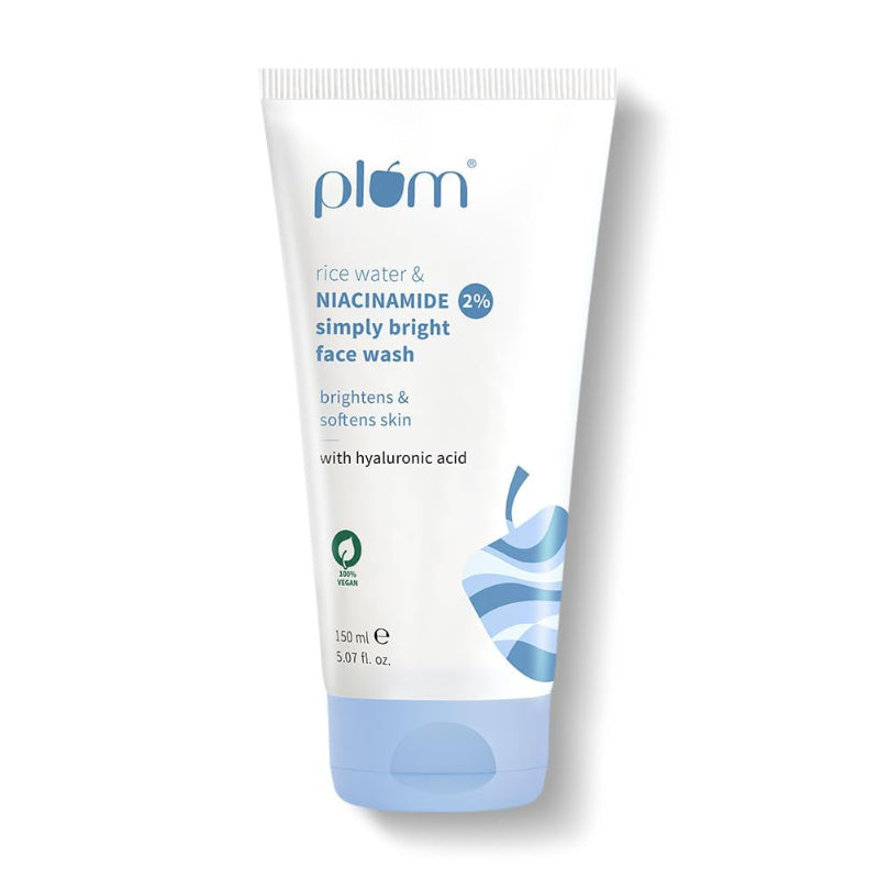 PLUM 2% NIACINAMIDE & RICE WATER FACE WASH