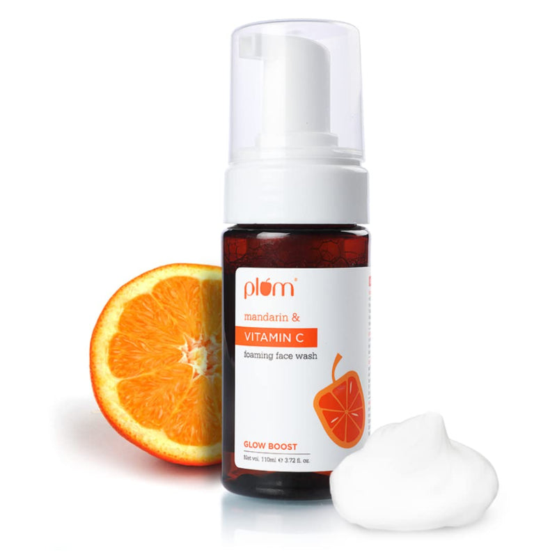 PLUM VITAMIN C FOAMING FACE WASH WITH MANDARIN