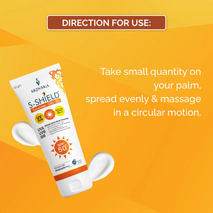 SKINSKA S-SHIELD SUNSCREEN GEL 50