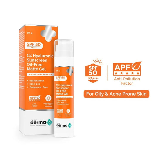 THE DERMA CO  1% HYALURONIC SUNSCREEN OIL-FREE GEL