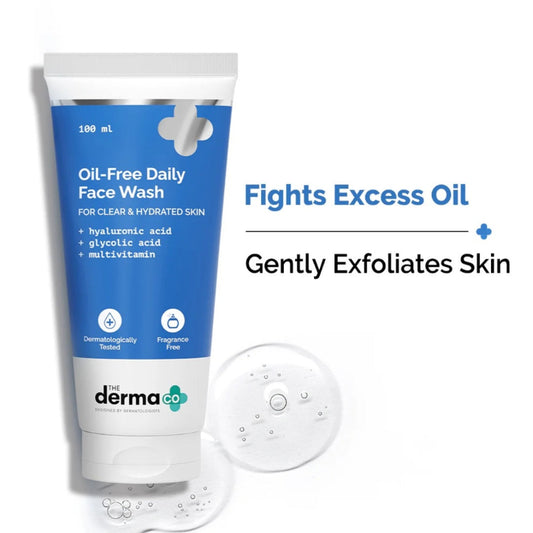 THE DERMA CO  OIL-FREE DAILY FACEWASH 100ML