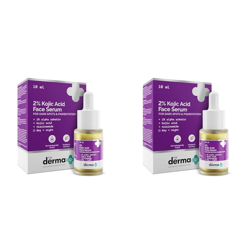 THE DERMA CO 2% KOJIC ACID FACE SERUM 10 ML