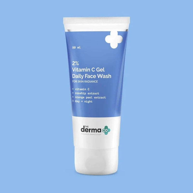 THE DERMA CO 2% VITAMIN C GEL DAILY FACEWASH 80ML